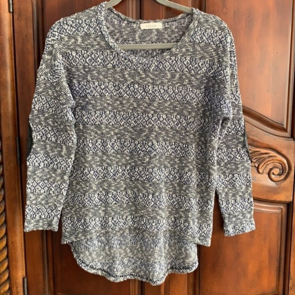Illa Illa marled hi lo sweater- size S